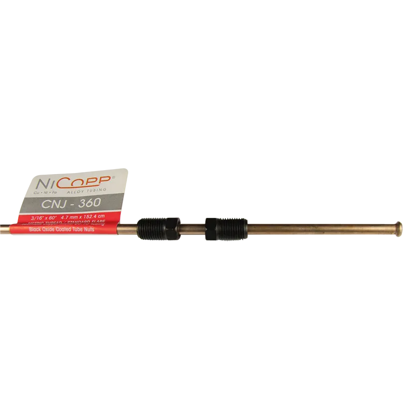 CNJ-360 – AGS Brake Line, Nickel Copper Iron 3/16 Inch Outside Diameter 60 Inch Length For Japanese Vehicles Single